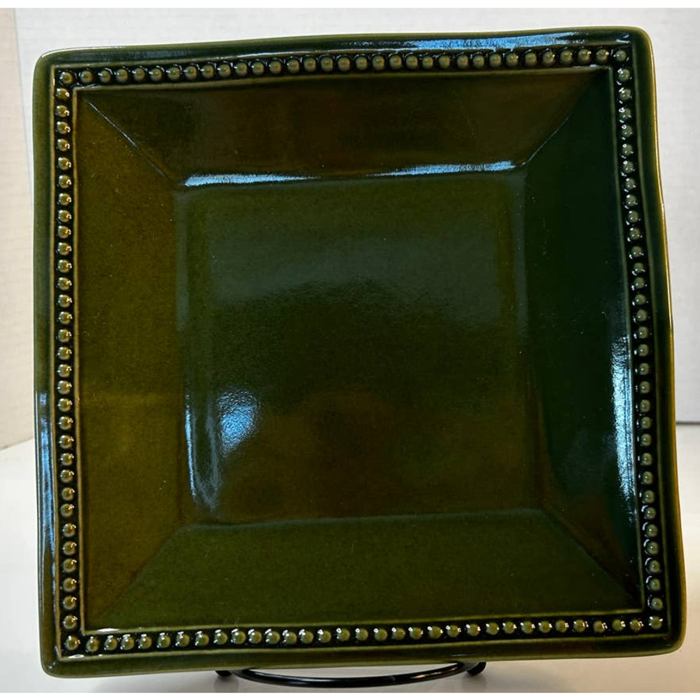 Pier 1 Imports Spice Route Clove Salad/Desert Plate With Beaded Rim 8.5"